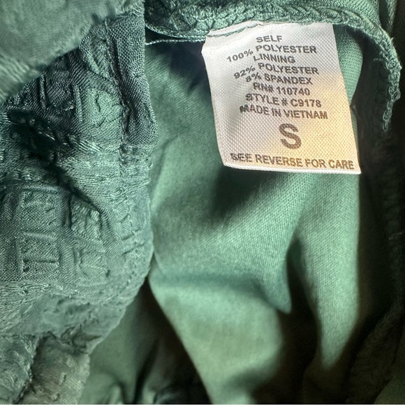 NWT! the LINE of style Women's Dark Green Long Sleeve  Blouse Sz S - Picture 5 of 6